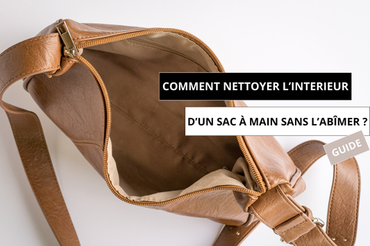 comment nettoyer l'intérieur d'un sac à main