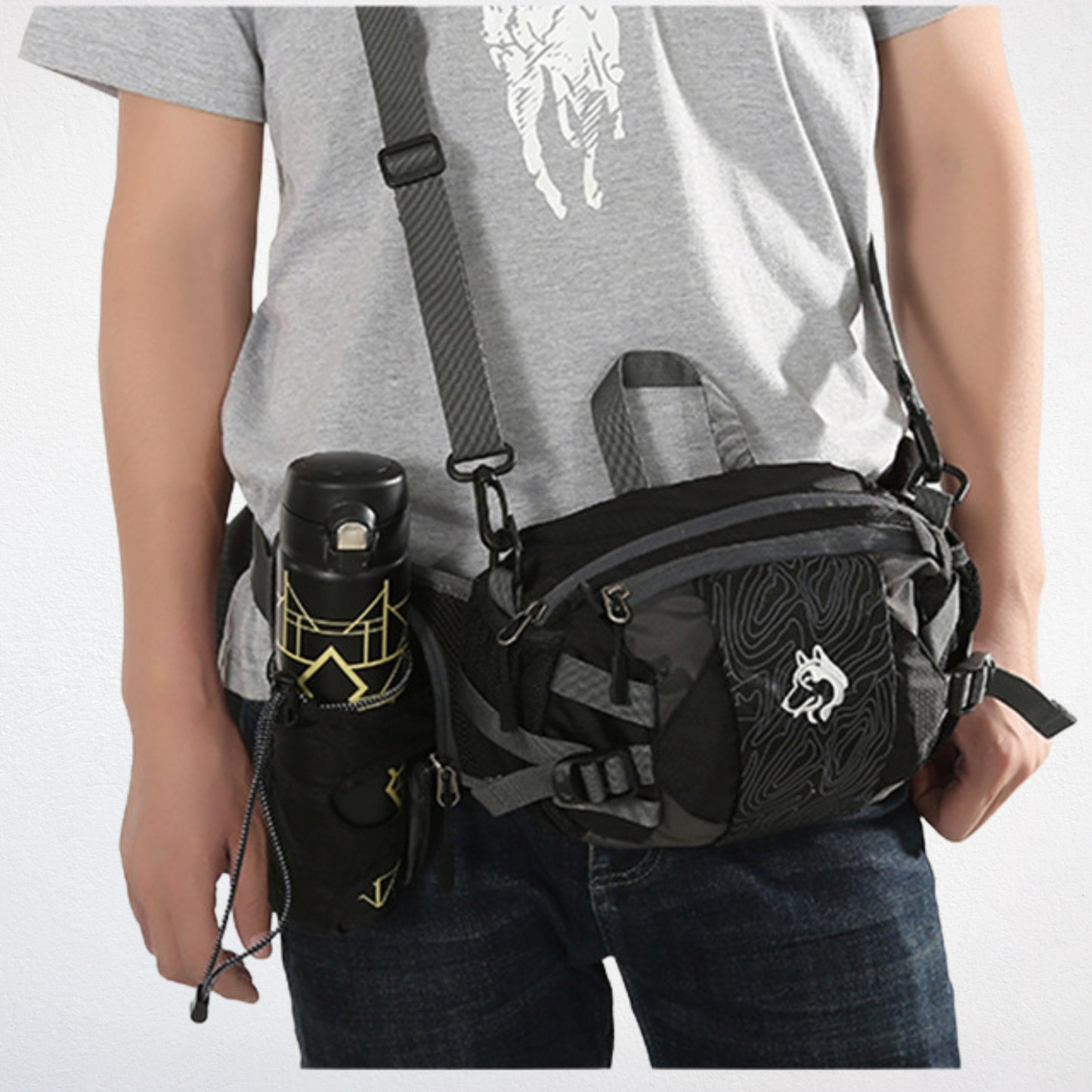 Sac Banane Outdoor porté 1