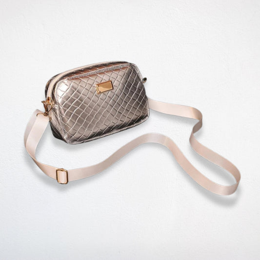 sac argent bandouliere