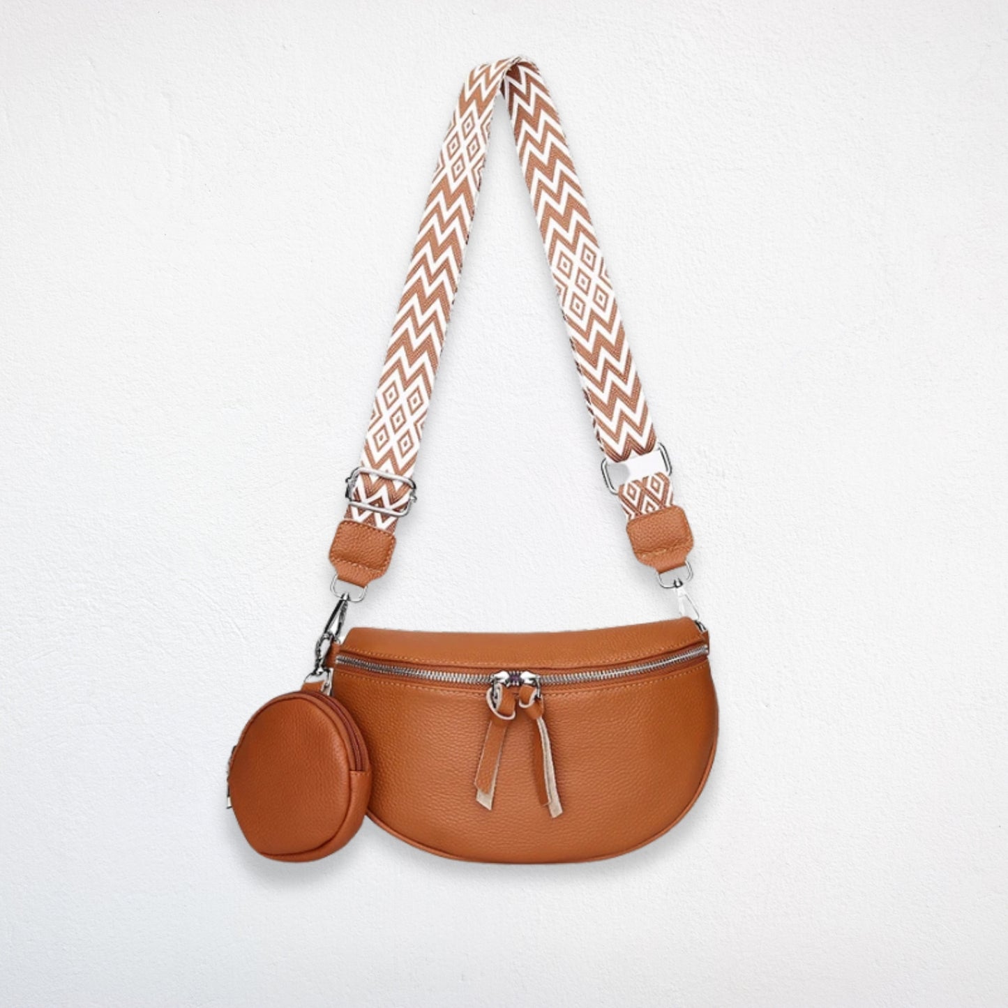 Sac Banane Femme Cuir Chic marron