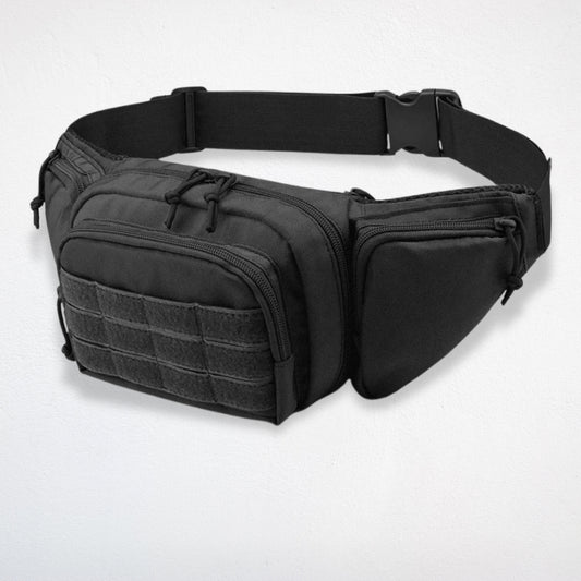 Sac Banane Homme Militaire Souple noir