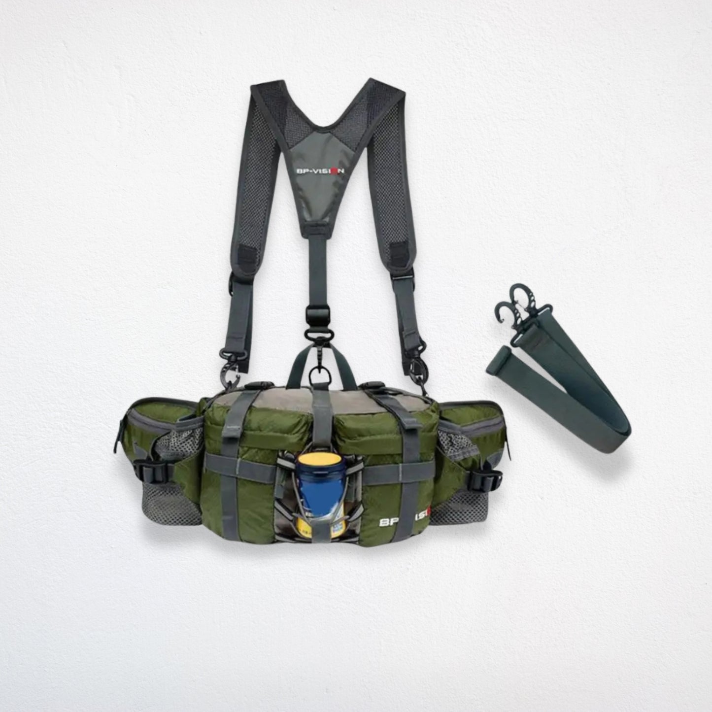 Sac Banane De Randonnée vert camouflage