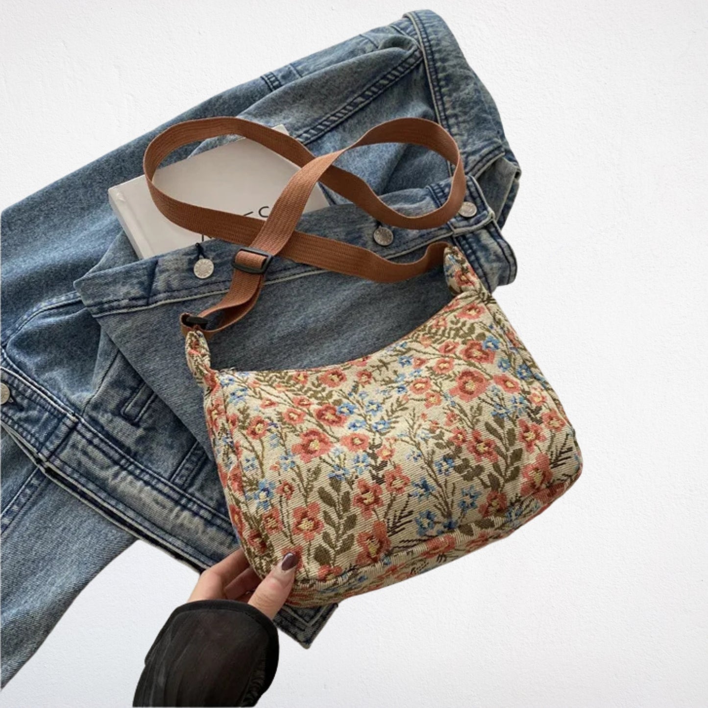 Sac Bandouliere Leopard Femme marron