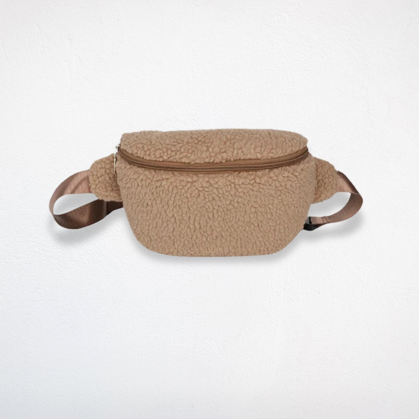 Sac Banane Peluche kaki