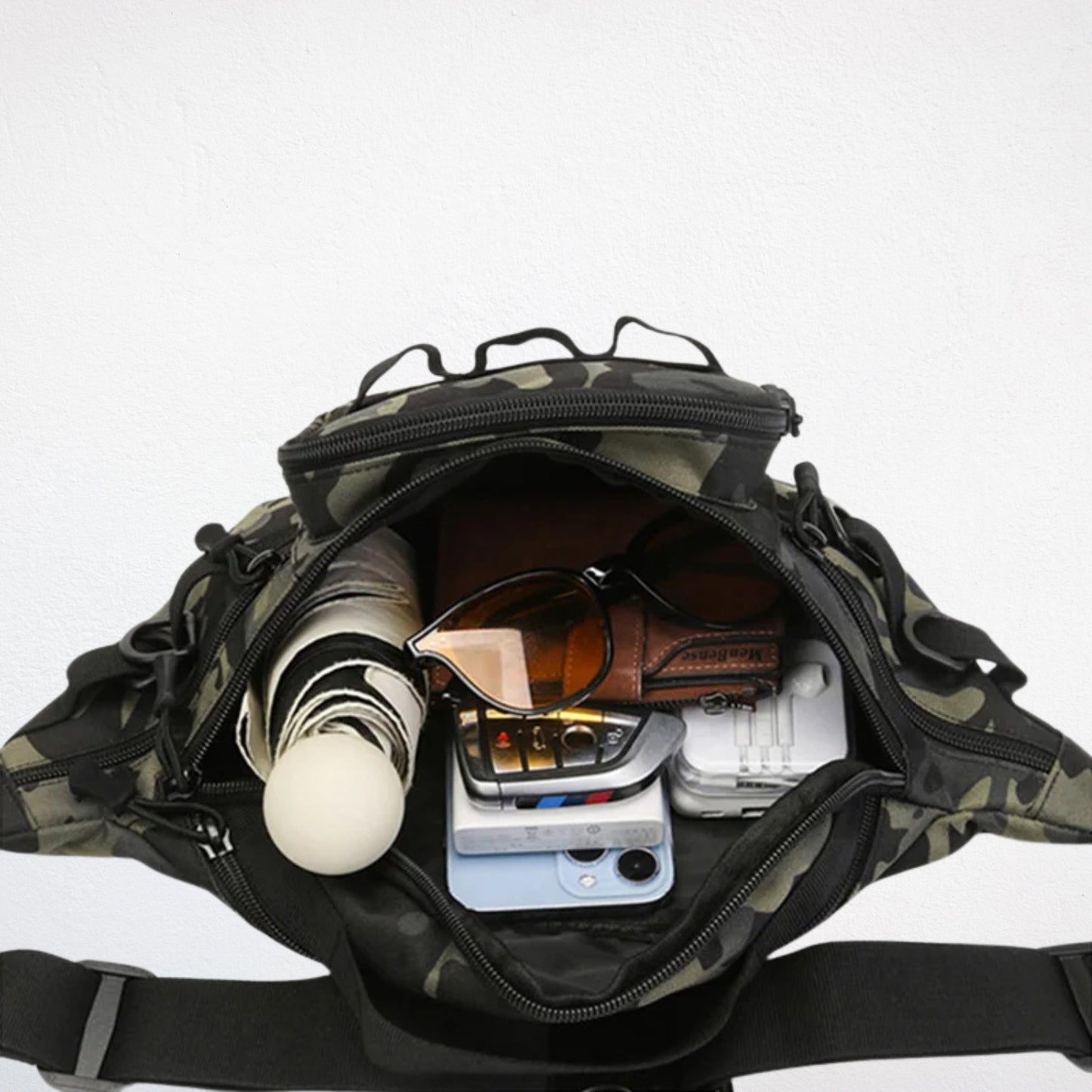 Sac Banane Pêche ouvert