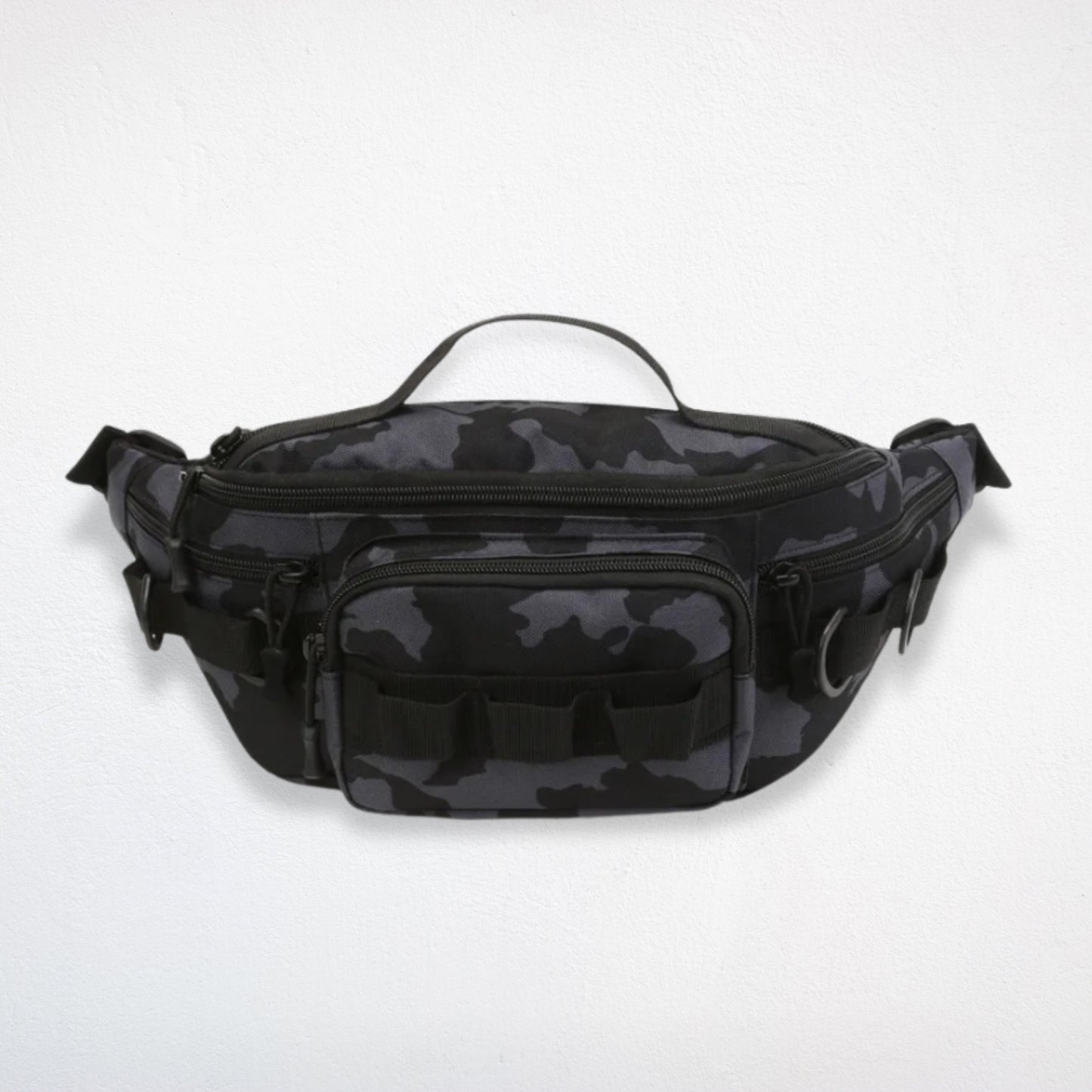 Sac Banane Pêche noir camouflage