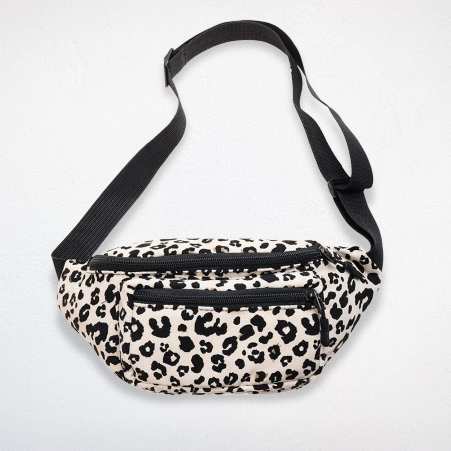 Sac Épaule Léopard blanc
