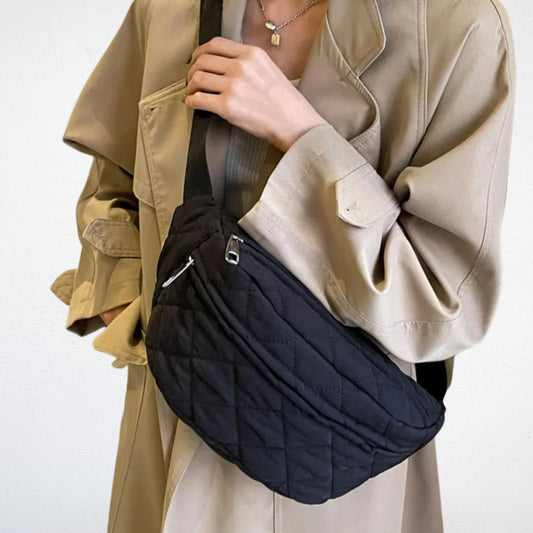 Sac Banane Coton noir