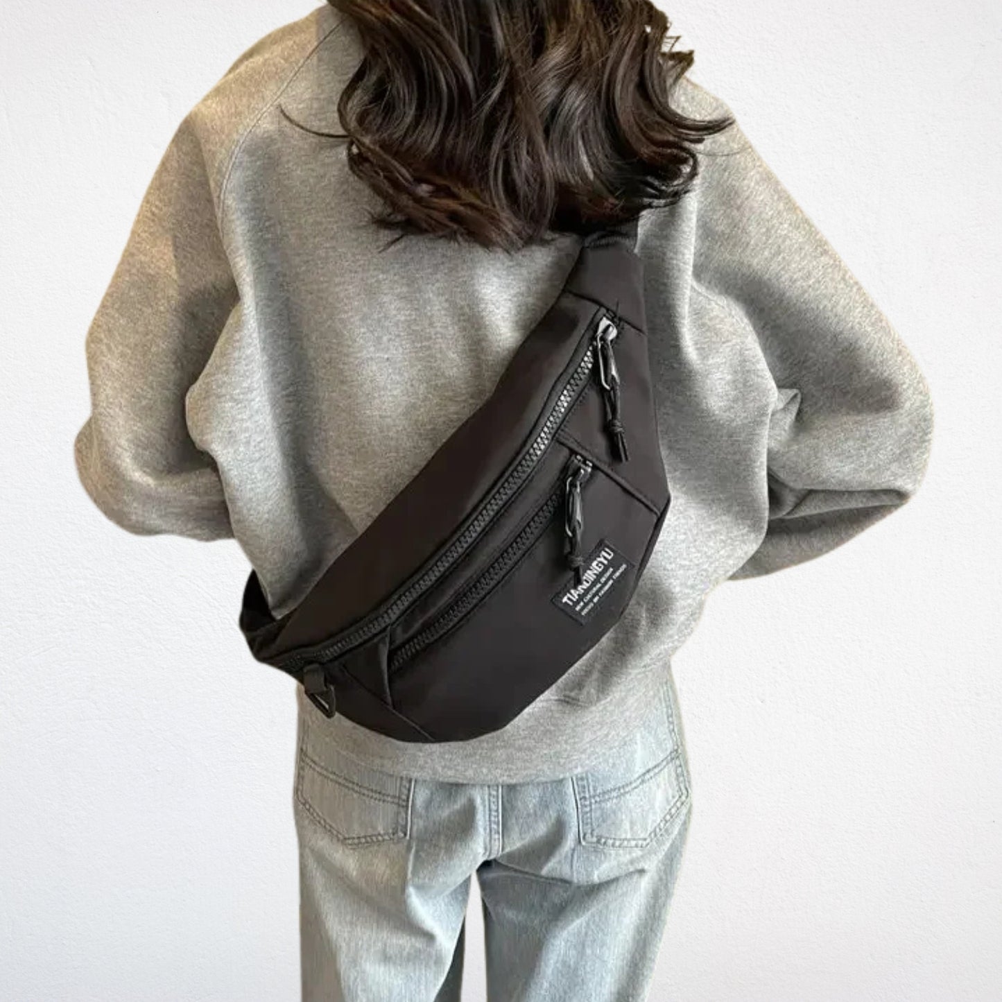 Sac Banane Xl Léopard noir