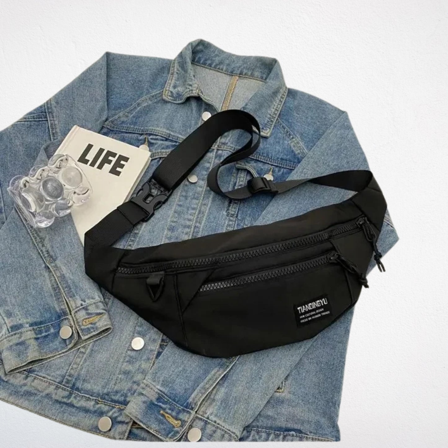 Sac Banane Xl Léopard noir