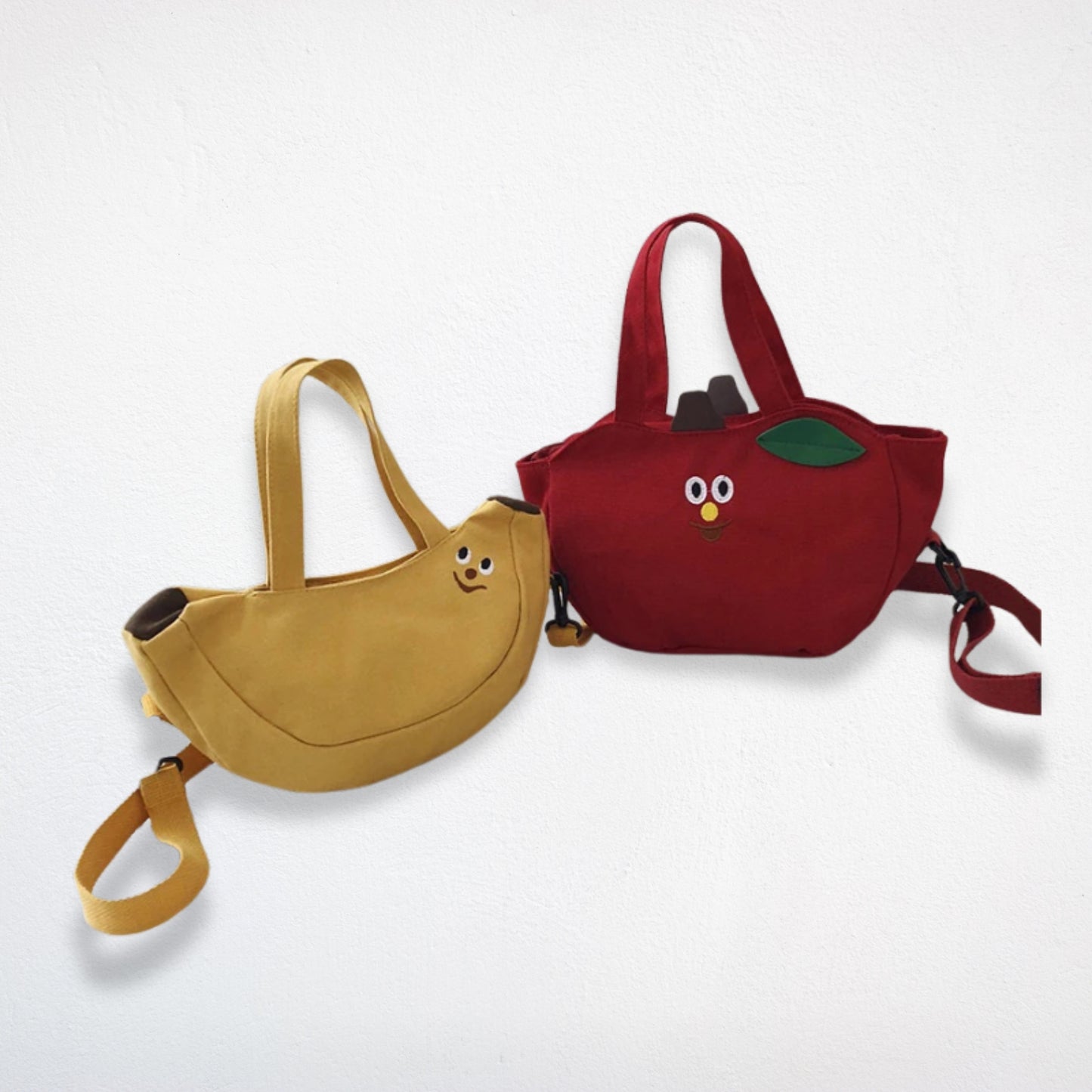Sac à Main Forme Banane et pomme