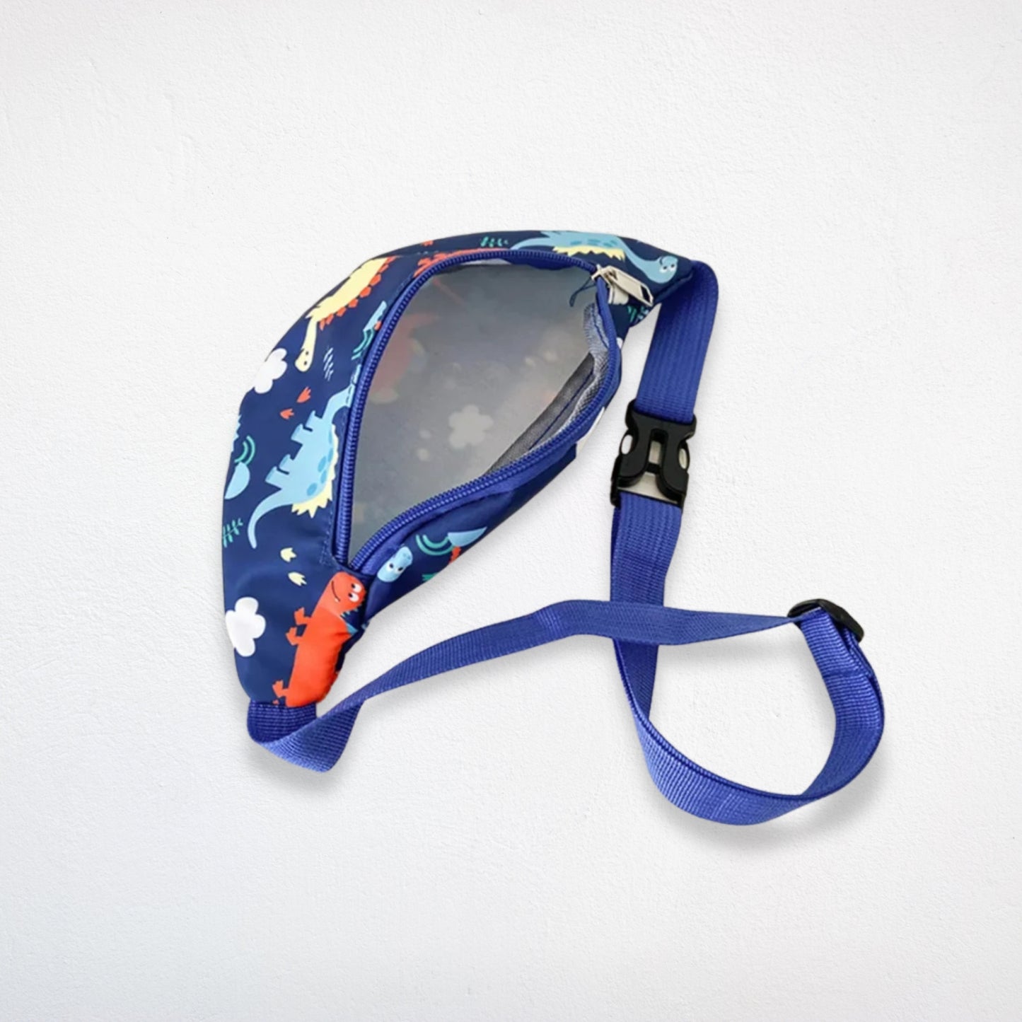 Sac à Dos Enfant Dinosaure bleu ouvert