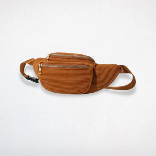 Sac Banane Femme En Velours marron