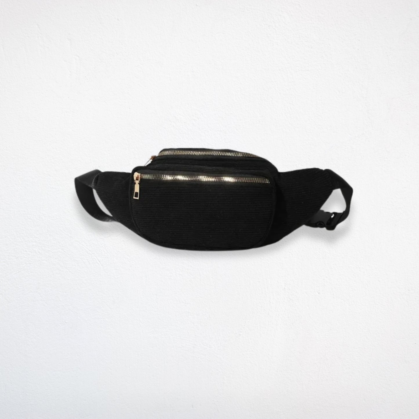 Sac Banane Femme En Velours noir