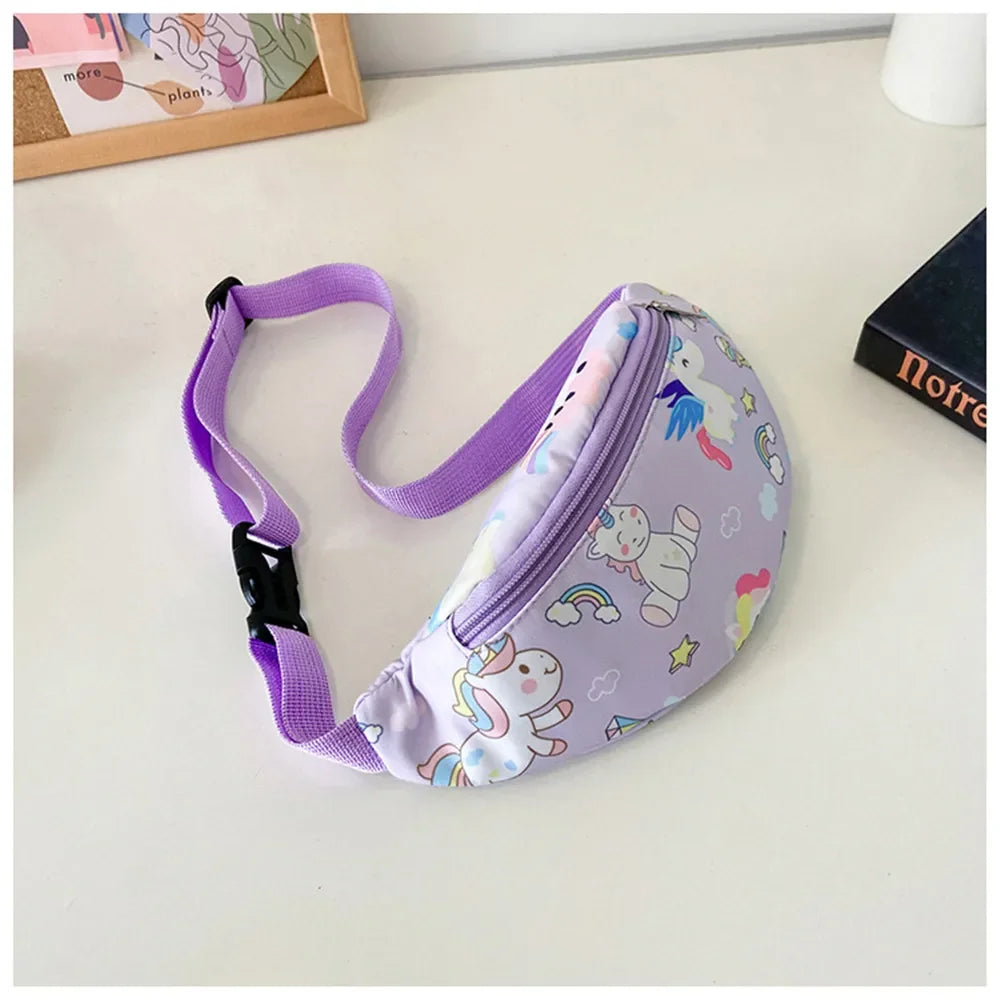 Sac à Main Licorne Enfant violet posé
