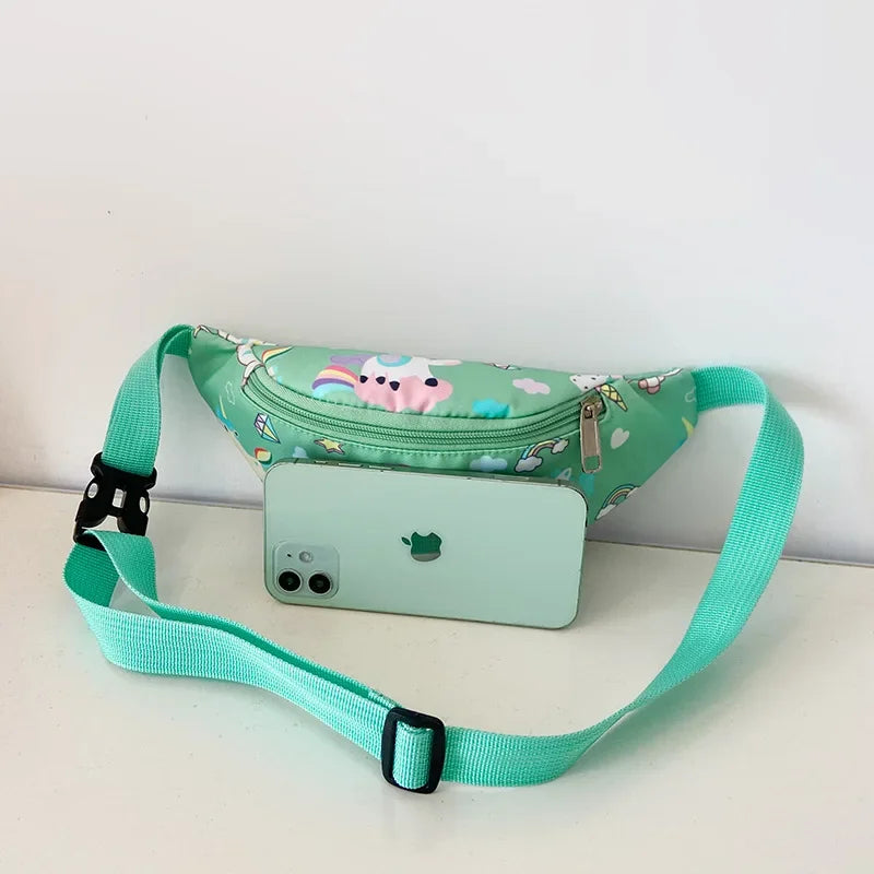 Sac à Main Licorne Enfant vert téléphone