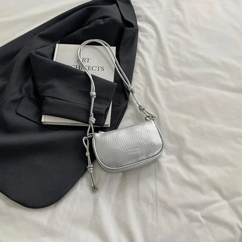 petit sac bandouliere femme argent
