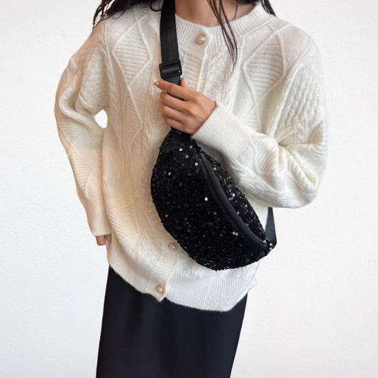 Sac Banane Paillettes Femme