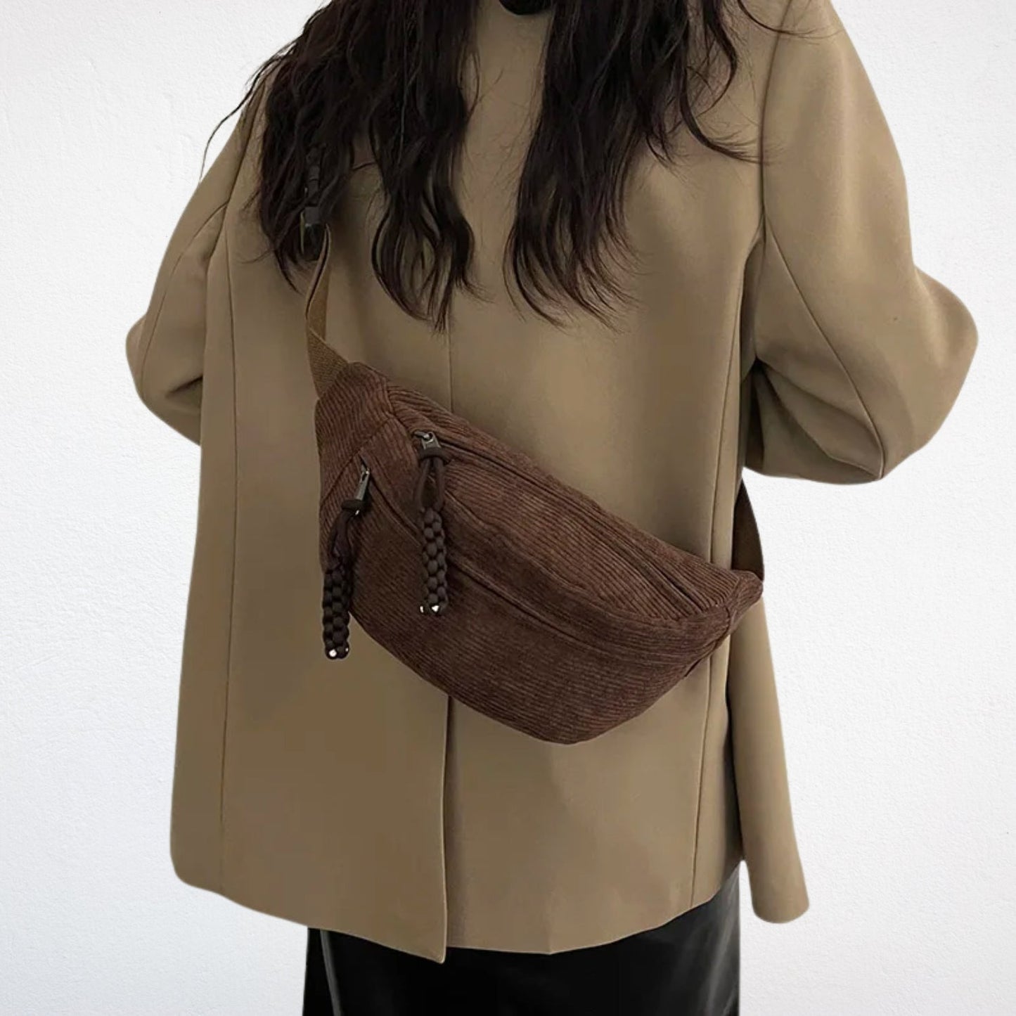 Sac Banane Femme Velours Côtelé - Maé