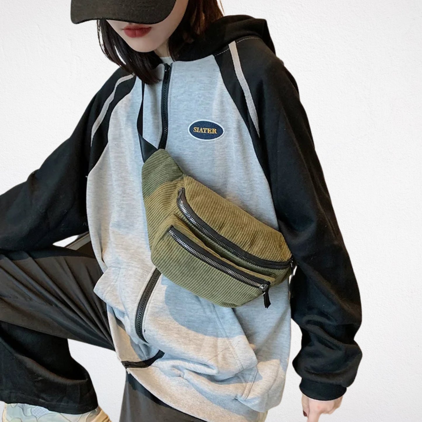 Sac Banane en Velours - Kiran