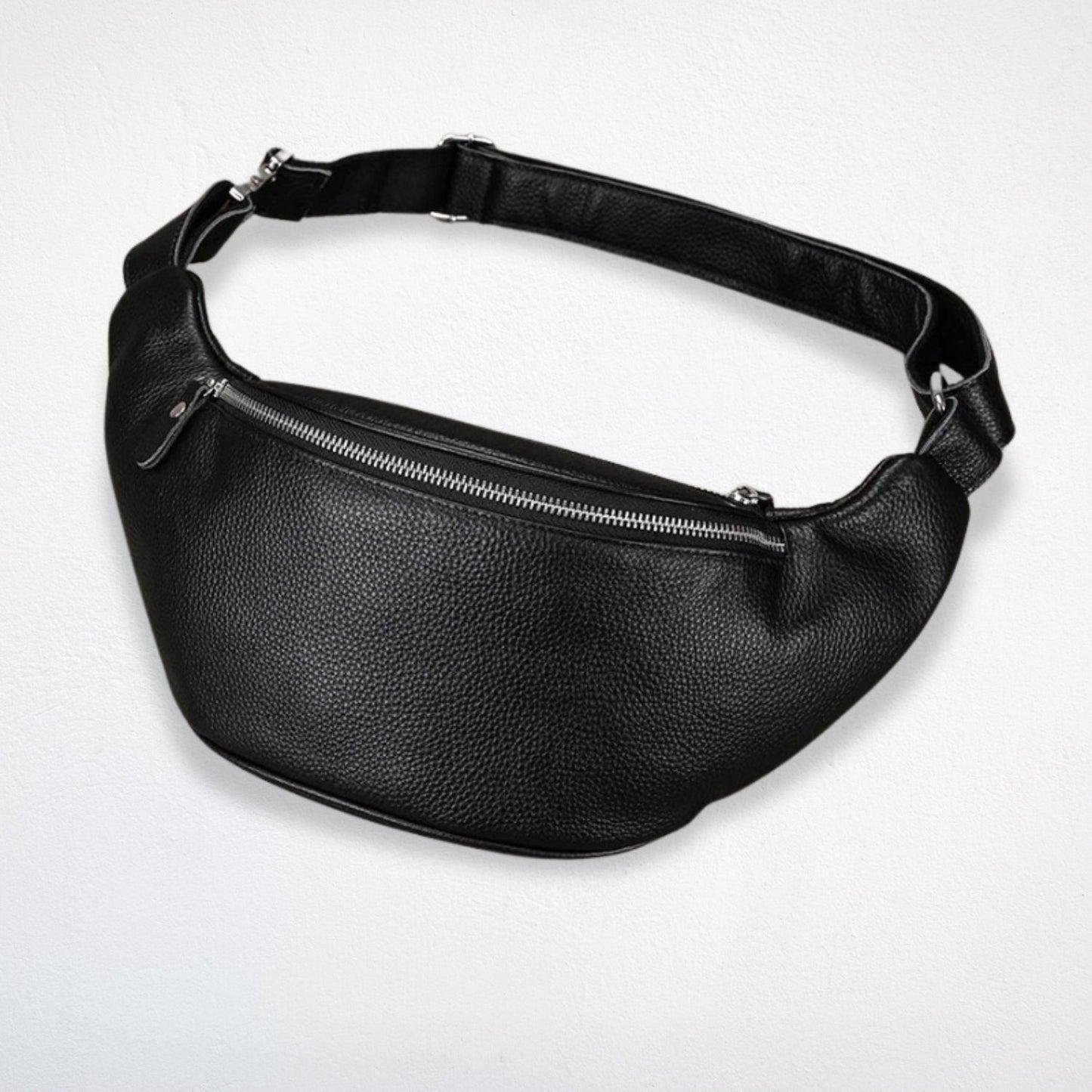 Sac Banane Cuir Noir - Eden