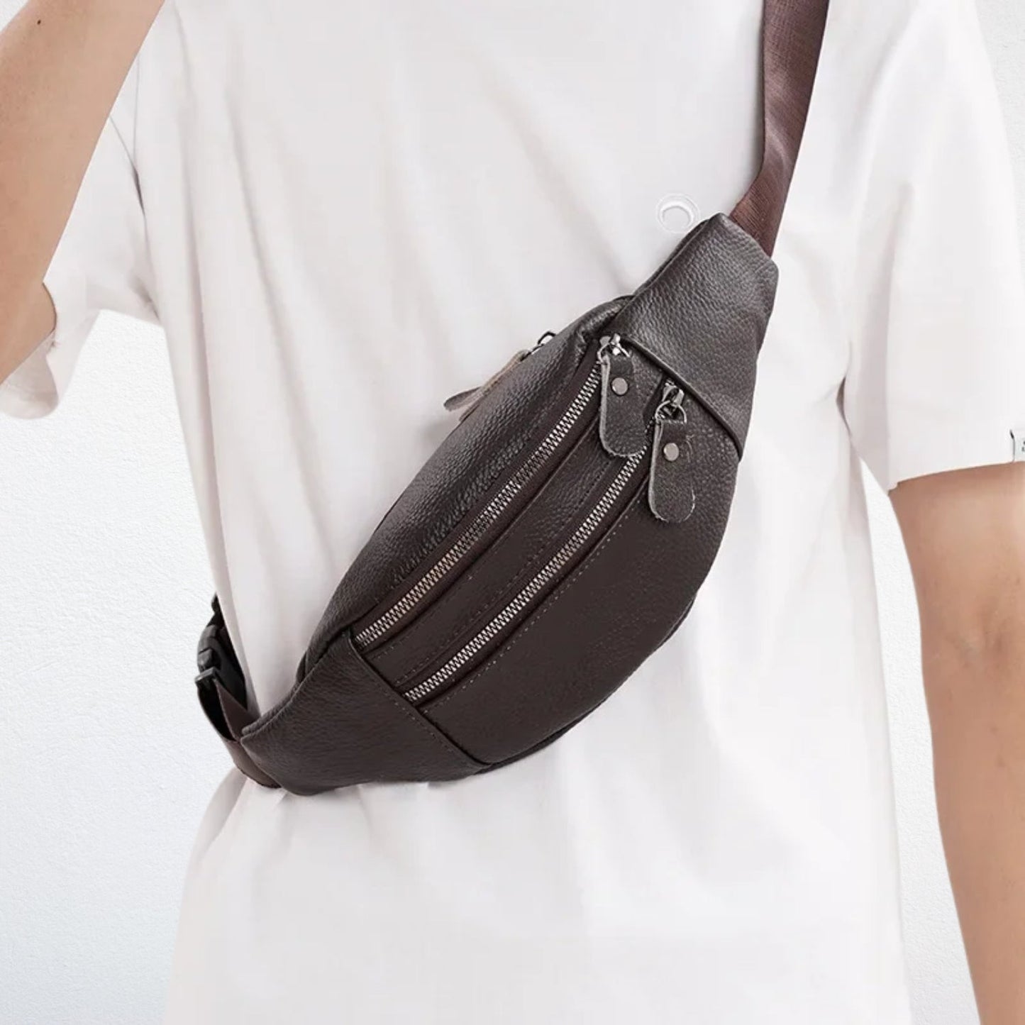 Sac Banane Cuir Homme - Oscar