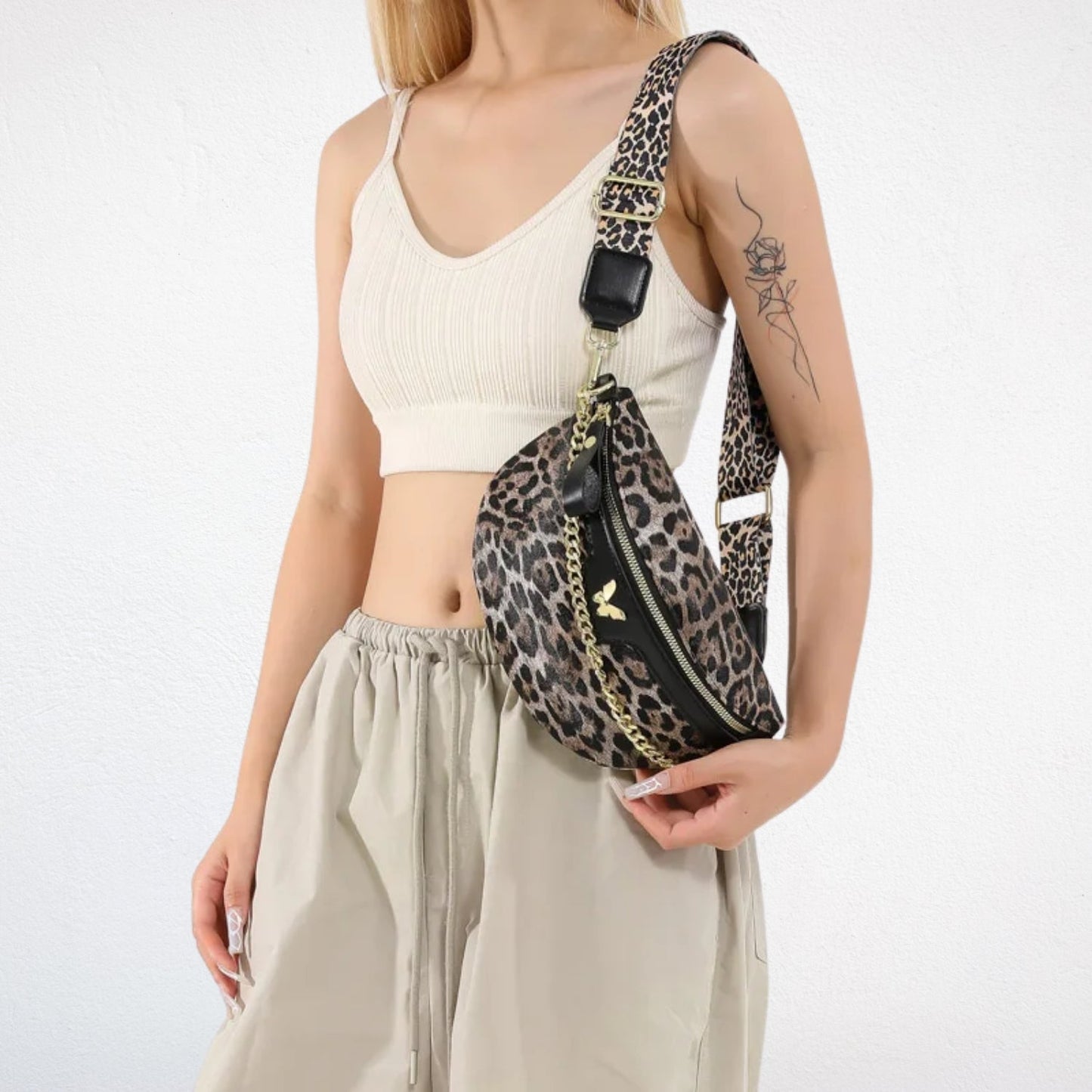 Sac Banane Léopard - Jade