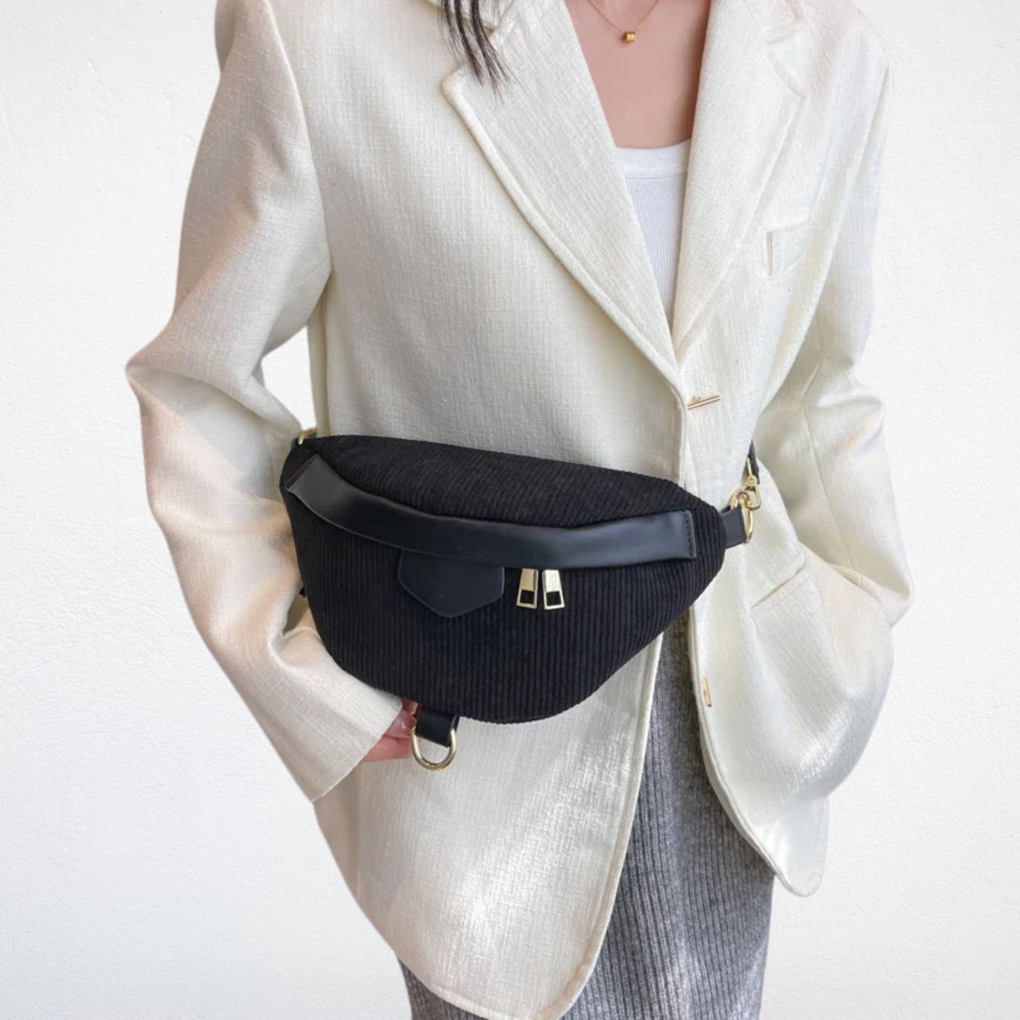 Sac Banane en Velours - Sélène