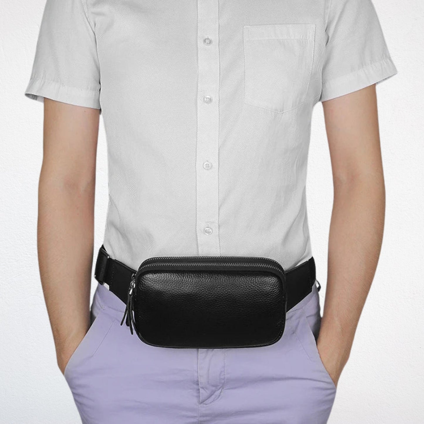 Sac Bandoulière Homme en Cuir - Noam
