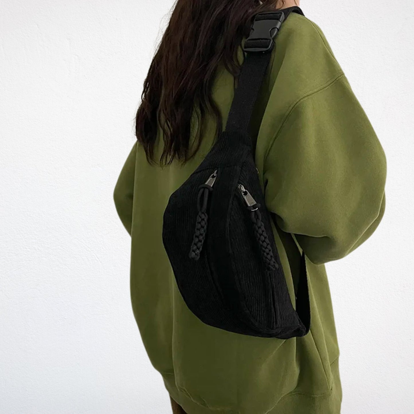 Sac Banane Femme Velours Côtelé - Maé