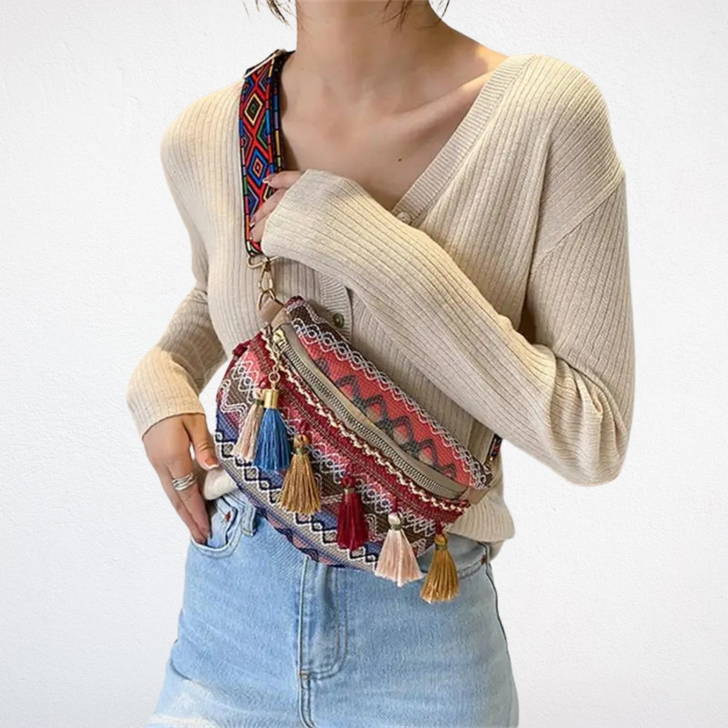 Sac Bandoulière à Franges - Lysandre