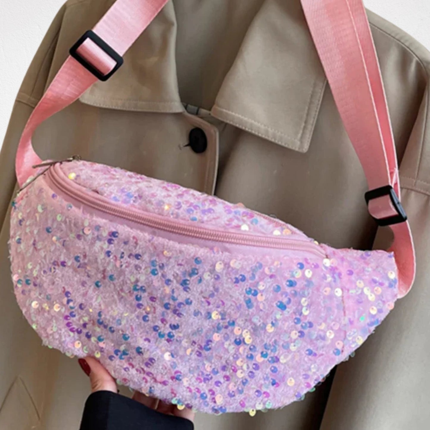 Sac Banane Paillettes Femme - Linael