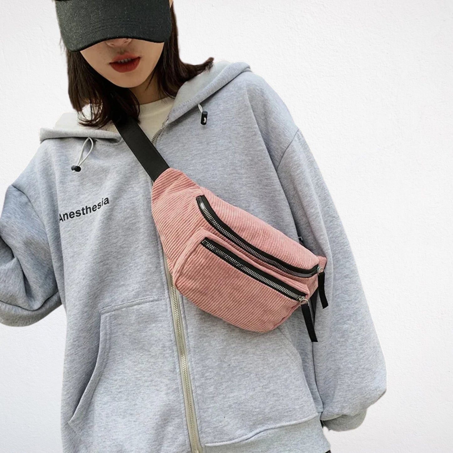 Sac Banane en Velours - Kiran