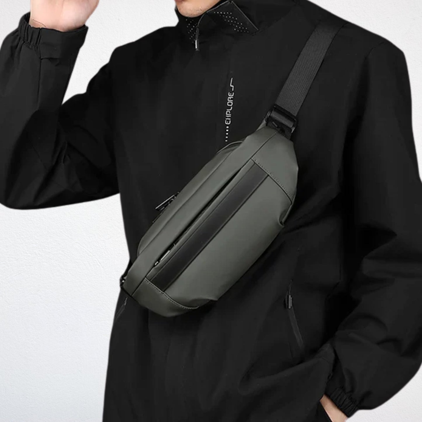 Sac Banane Noir Homme - Arlo