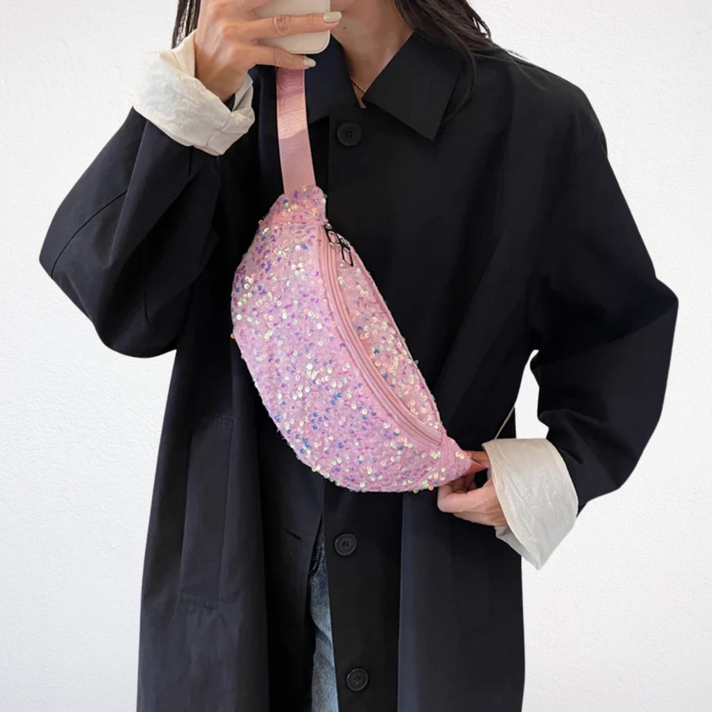 Sac Banane Paillettes Femme - Linael