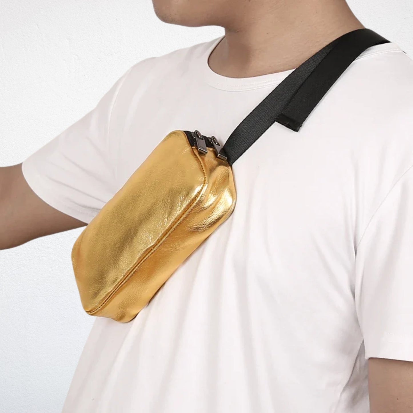 Sac Banane Femme Doré - Livia