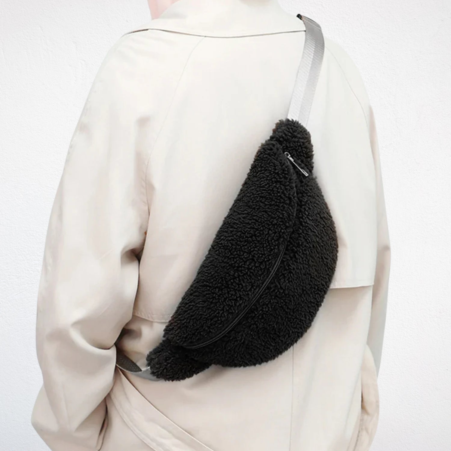 Sac Banane Femme en Moumoute