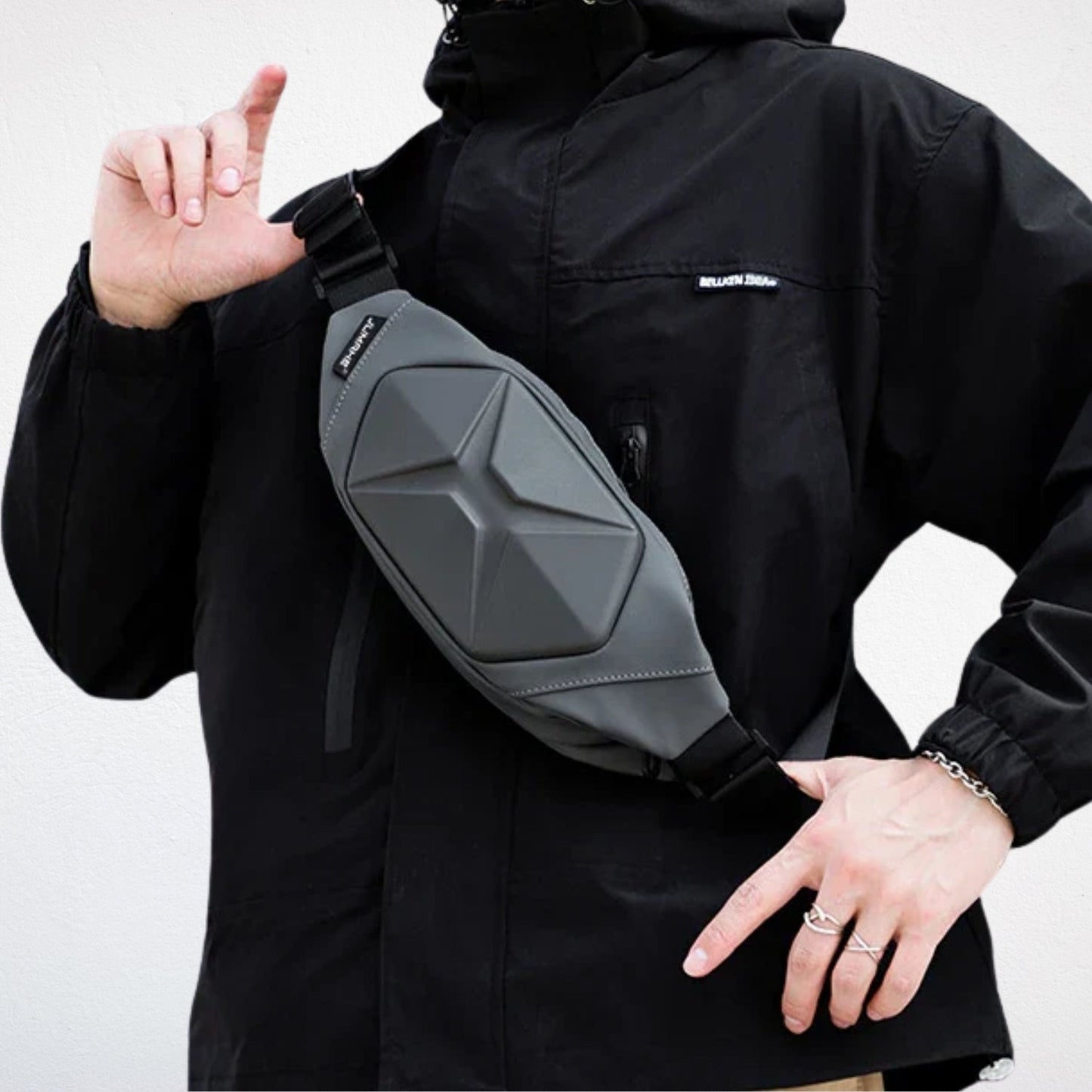 Sac Banane Noir Homme