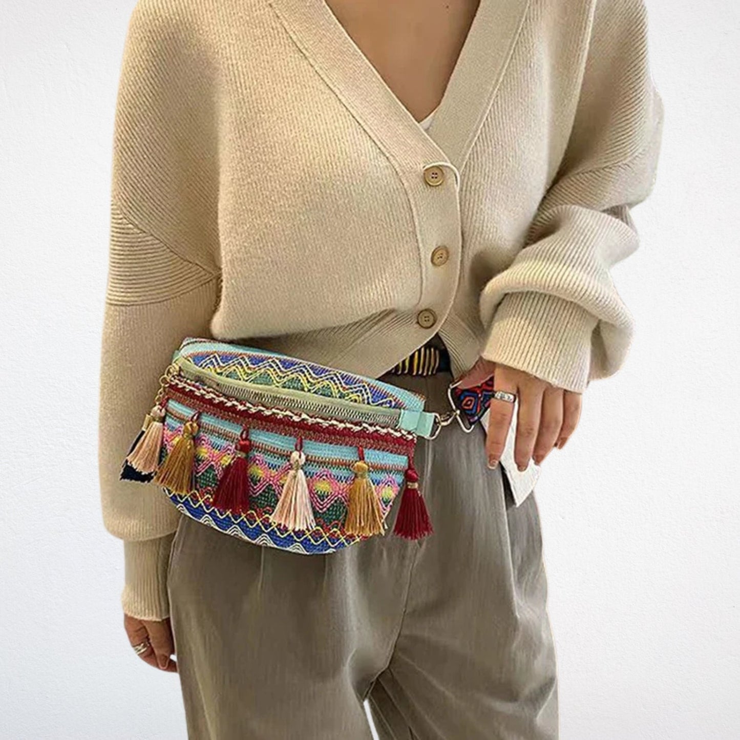 Sac Bandoulière à Franges - Lysandre