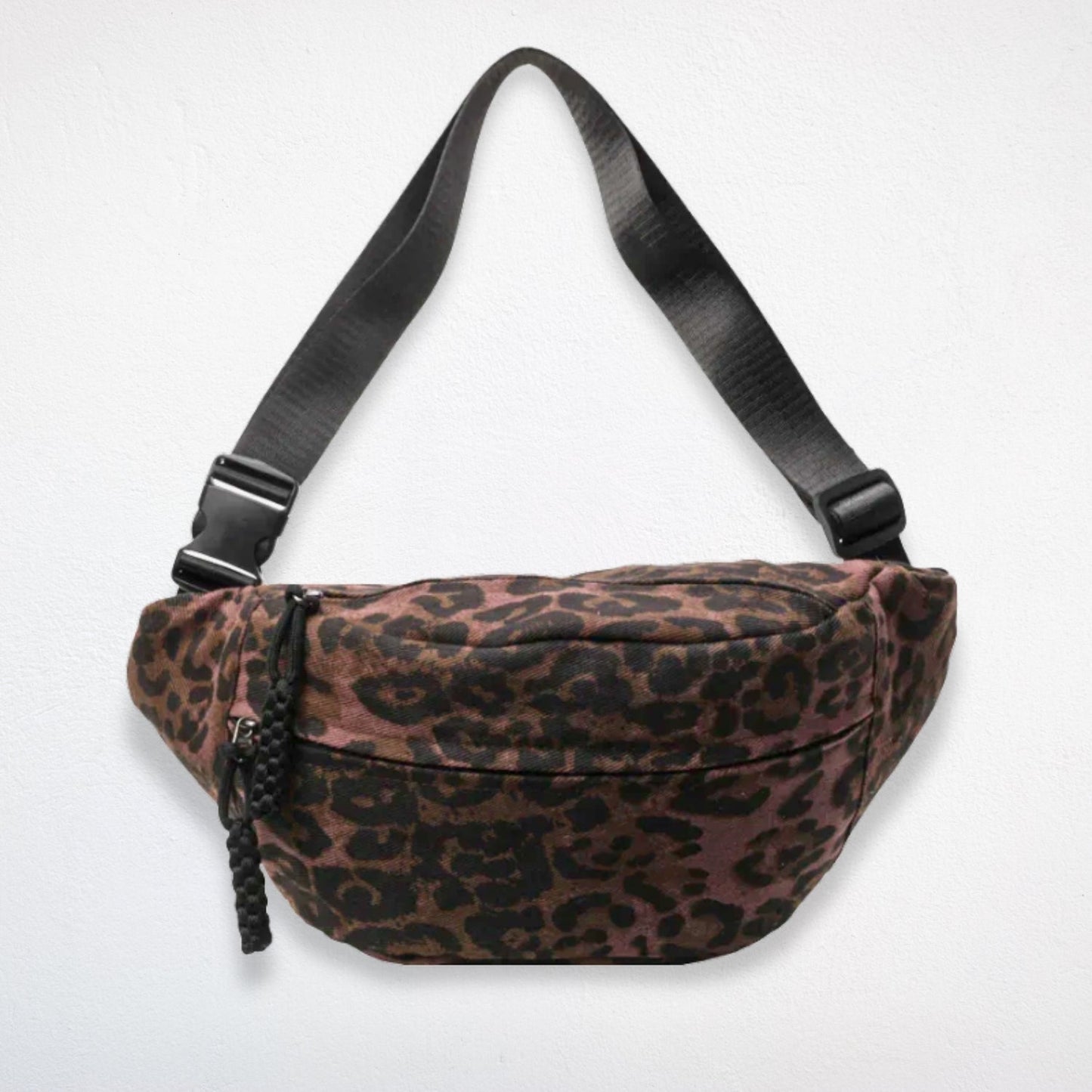 Grand Sac Banane léopard - Sacha