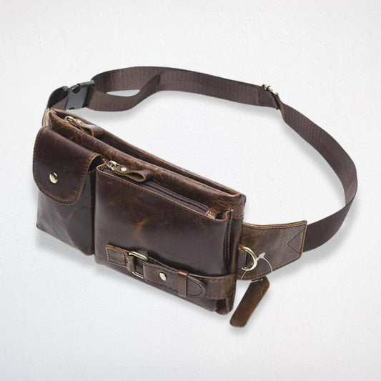 Sac Banane Cuir Marron – Ysel