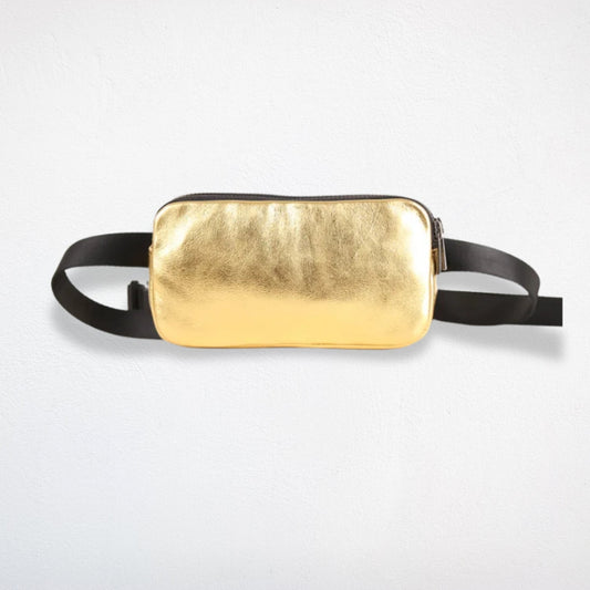 Sac Banane Femme Doré