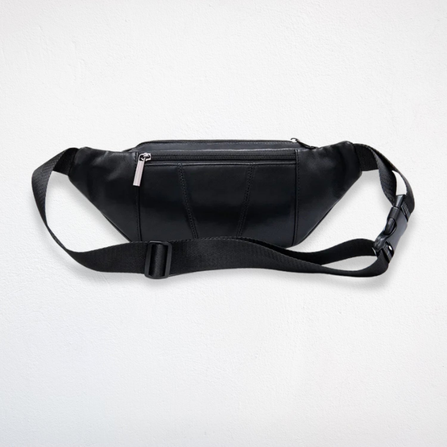Sac De Taille Cuir noir arrière
