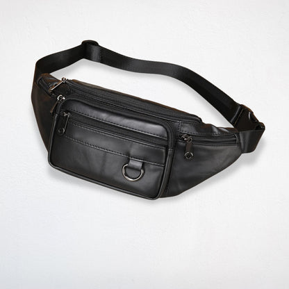 Sac De Taille Cuir noir