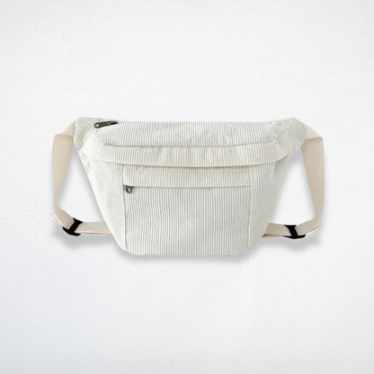 Sac Bandoulière Banane XXL blanc