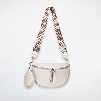 Sac Banane Femme Cuir Chic blanc
