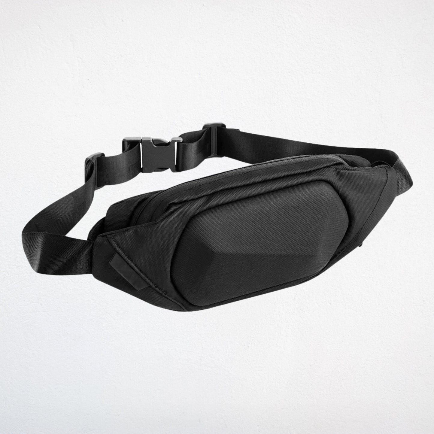 Pochette Sac Banane Étanche pour Moto noir
