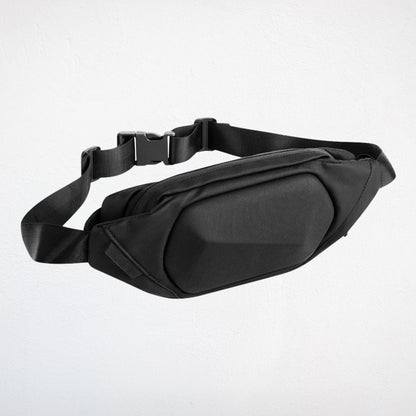 Pochette Sac Banane Étanche pour Moto noir