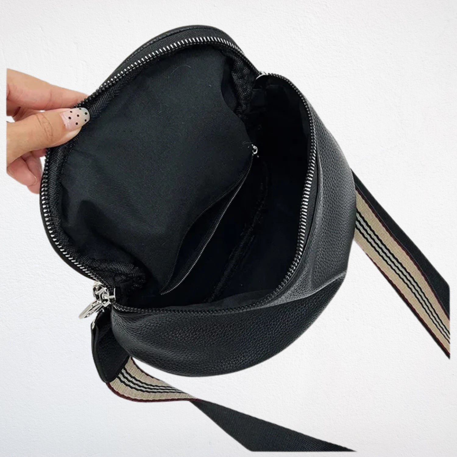 Sac Epaule Femme noir vide