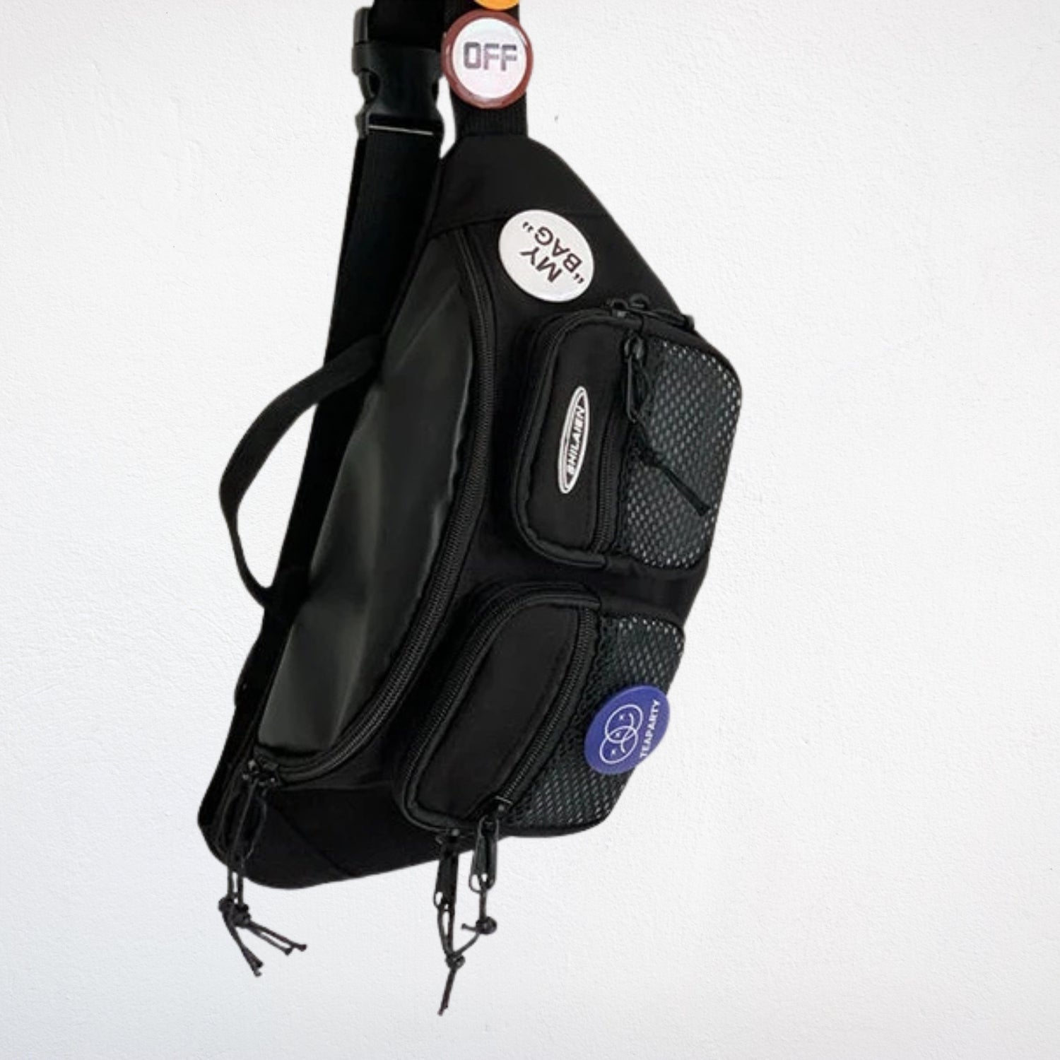 Sac Banane Poitrine Femme noir
